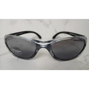 NEW Dunlop Metallic Gray Unisex Sport Sunglasses